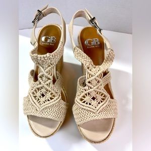 Gianni Bini Crochet Wedges | Sandals  7.5